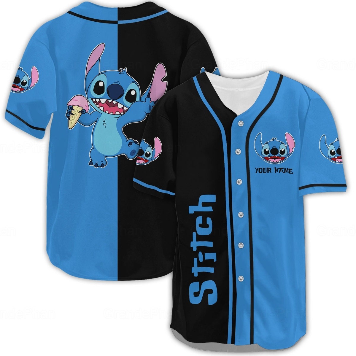 Stitch Baseball Jersey, Stitch Baseball Shirt, Stitch Jersey Shirt, Stitch Shirt For Men