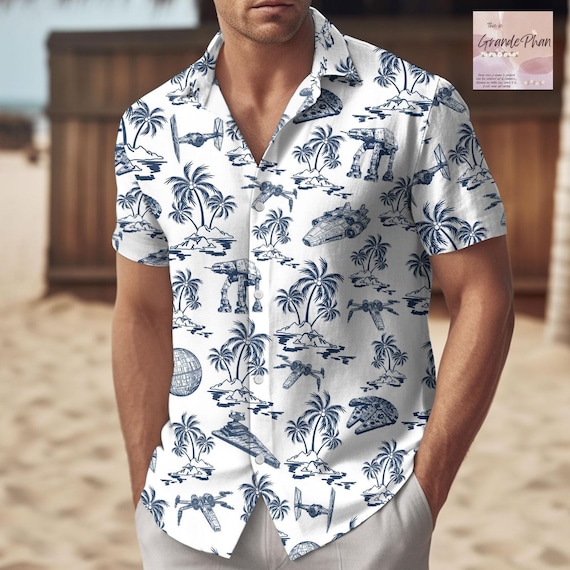 Tropical Star Wars Hawaiian Shirt, Epic Star Wars Button up Shirt - Main Image