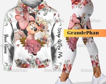 Disney Micky Maus Hoodie, Micky 3D All Over Print Shirt, personalisierter Hoodie, Minnie Hoodie, Magic Kingdom Shirt, Disney Girls Trip