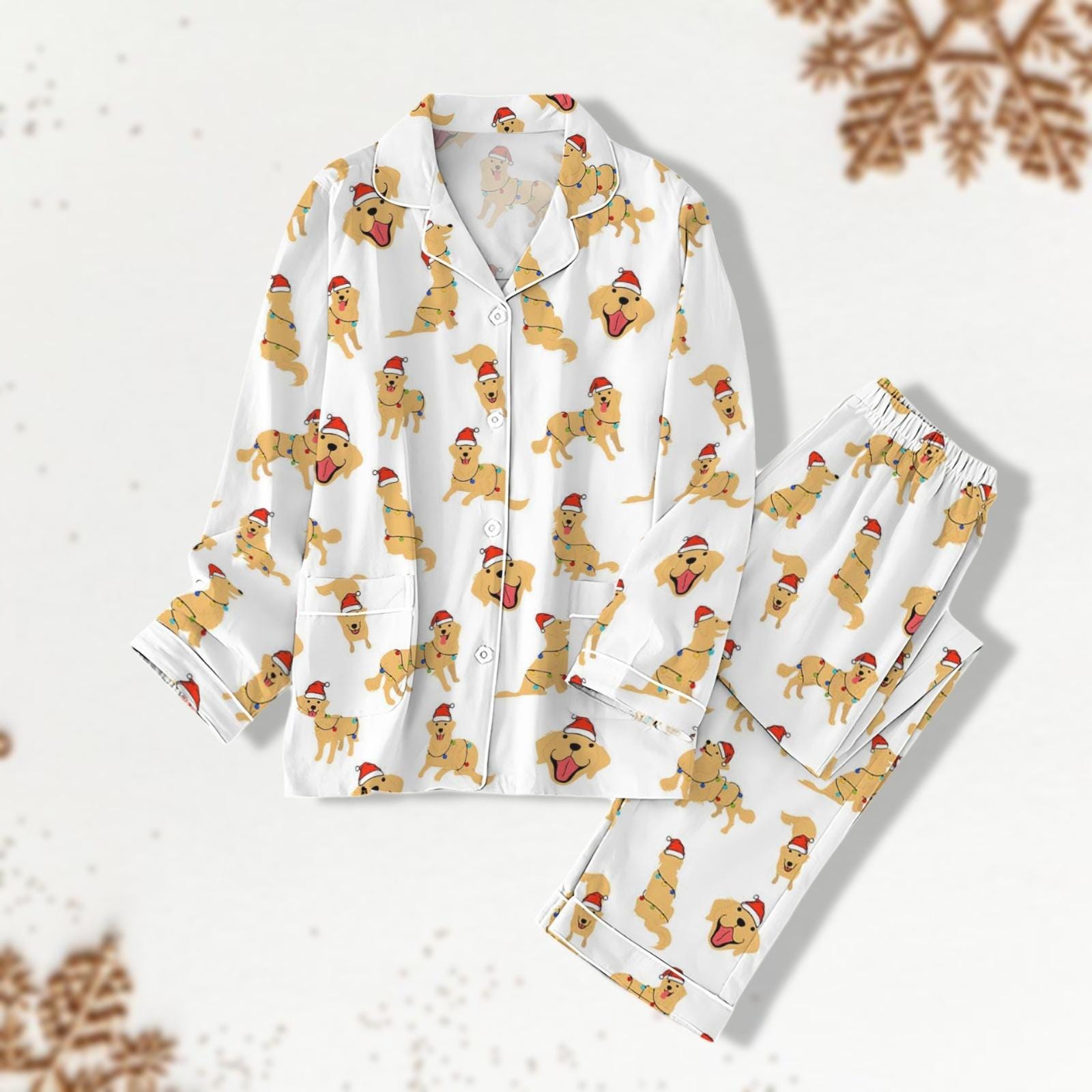 Men s Pajamas Golden Retriever Etsy