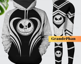 Halloween Jack Skellington Hoodie, Disneyland Halloween Hoodie, Halloween 3D All Over Print Shirt, Skellington Pants, Spooky Season