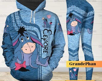 Eeyore Hoodie Legging, Personalized Eeyore Shirt, Winnie The Pooh Tee, Unisex Shirt, Disney Trip Shirt, Disney Women Shirt