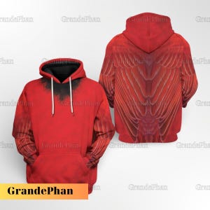 Kardinal Vogel Tier Cosplay Kostüm Hoodie, Kardinal Vogel Sweatshirt, Herren Halloween Tier Shirt, Vogel-Liebhaber-Shirt, Tierkostüm