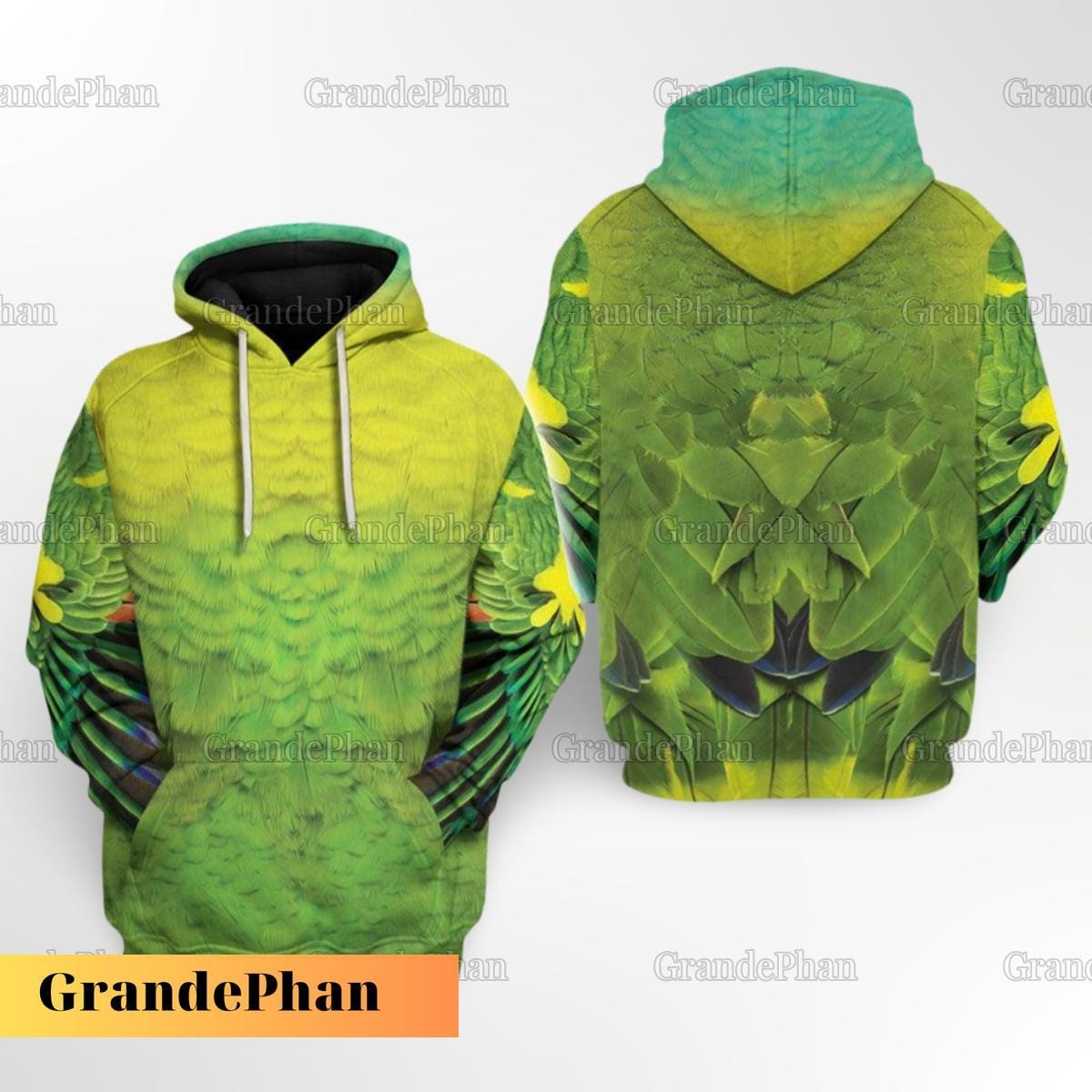 Parrot Hoodie Etsy UK