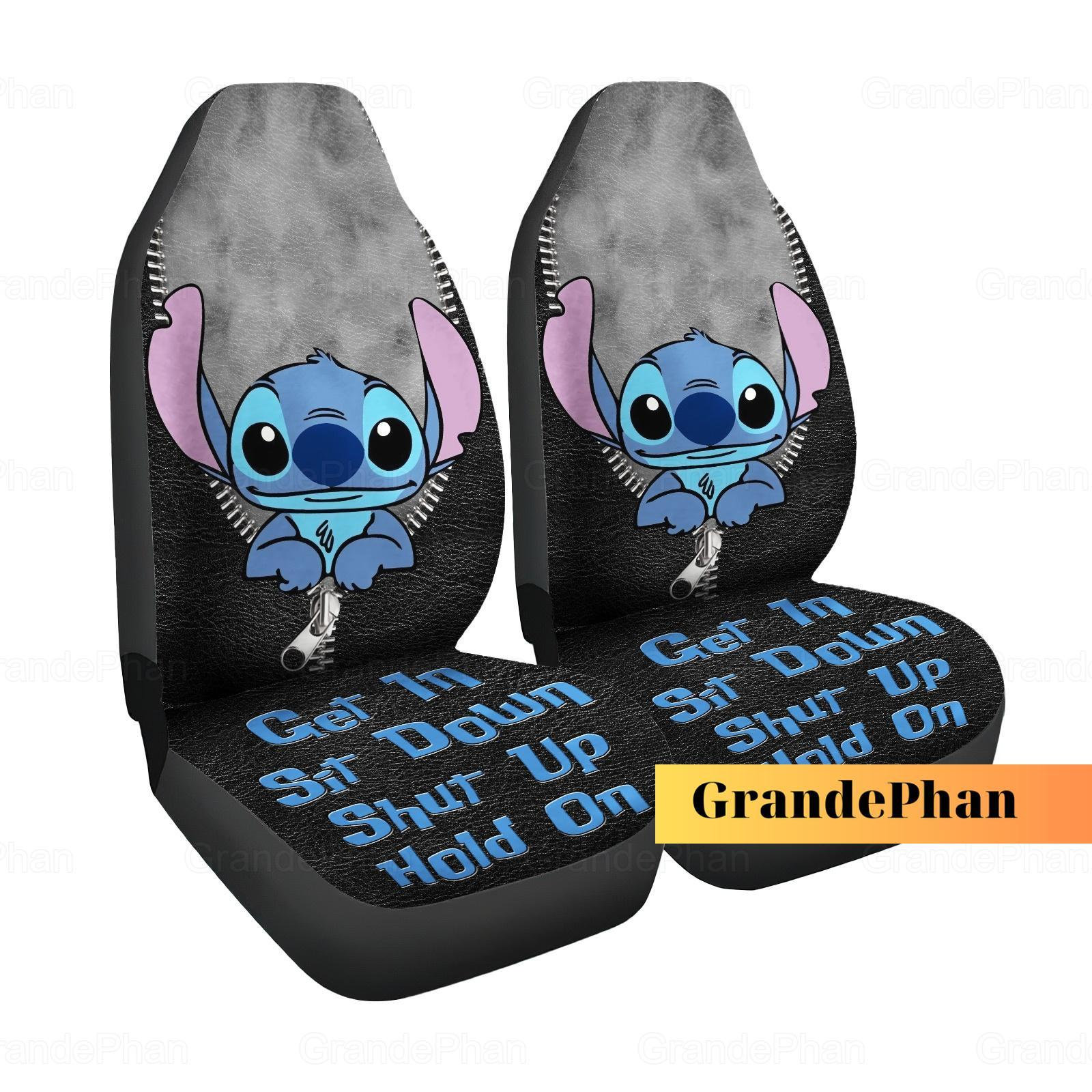 Discover Stitch, Stitch Get In Sit Down Shut Up, Disney Autositzbezug