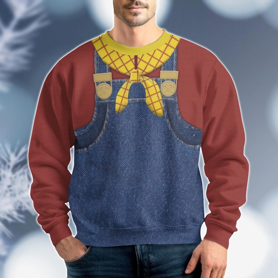 Toy Story (2026) Stinky Pete Red Blue Overalls Set Outfits Cosplay Costume