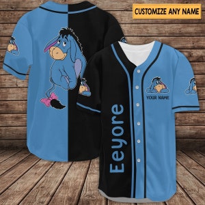 Eeyore Baseball Jersey, Personalized Eeyore Baseball Shirt, Eeyore