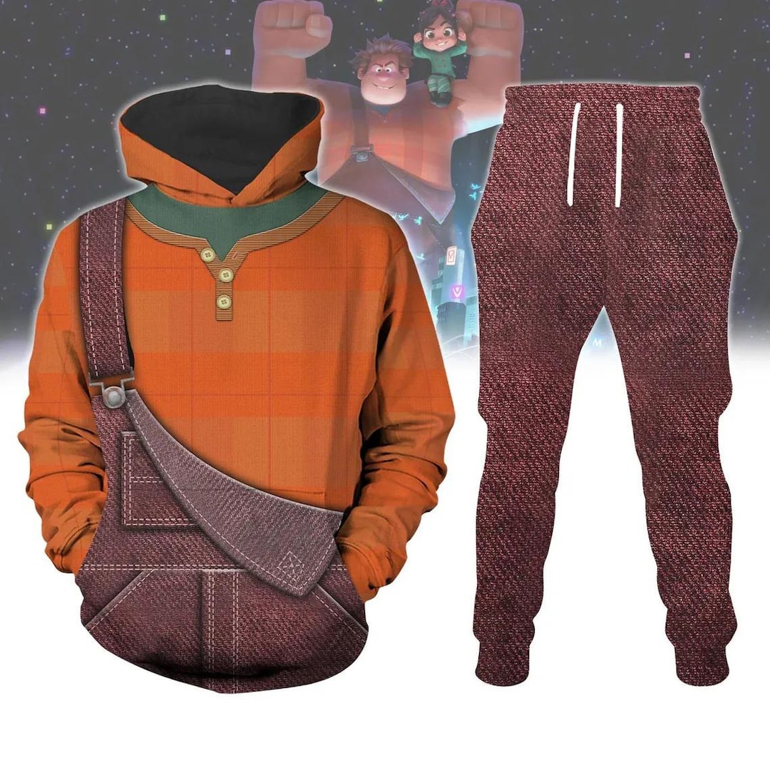 Disfraz de Ralph el Demoledor con capucha en 3D, pantalones deportivos de  Disney para adultos, disfraz de Halloween de Disney, disfraz de Halloween  ..., image size:1080x1080