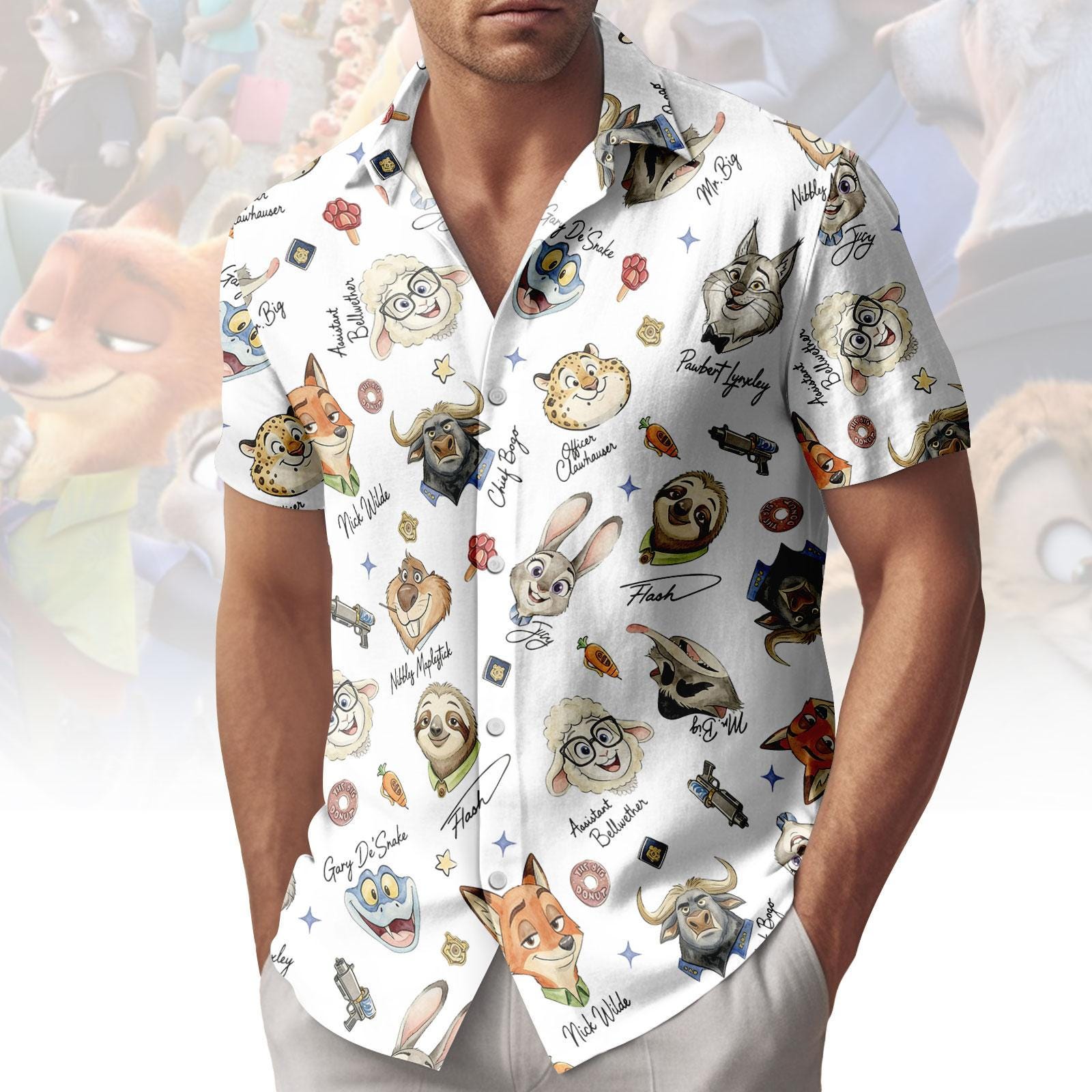 Nick wilde hawaiian - Etsy 日本