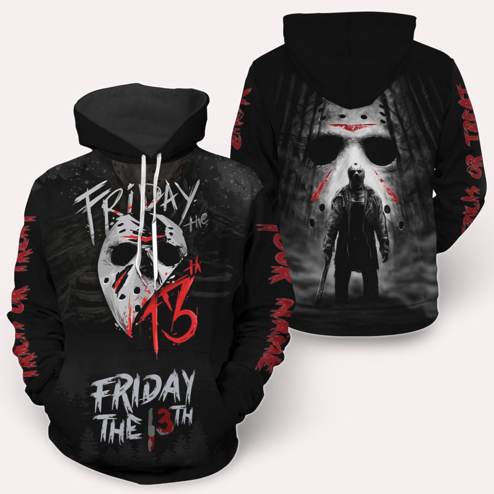 Friday the 13th トレーナー　黒　サイズLゆったり Friday 13th Hoodie - Etsy