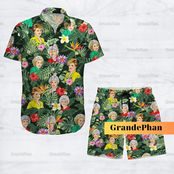 The Golden Girls Hawaiian Shirt, Golden Girls Man Shorts, Stay Golden Shirt, Summer Hawaiian Shirt, Gift For Friend