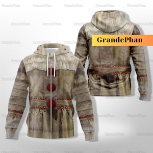 Halloween Costume Hoodie, Horror 3D All Over Print T-Shirt, Men Horror Movie Costume, Halloween Gift