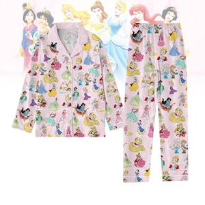 Princess Pajama Set - Etsy Princess Pajama Set - Etsy