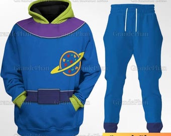 ハロウィン トイストーリー エイリアン コスチューム コスプレ 3D パーカー、スウェットパンツ、ディズニーコスチューム 大人、ウッディコスチューム、バズシャツ、ディズニーランドコスチューム