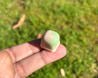 Strawberry Matcha Swirl Mochi keycap!