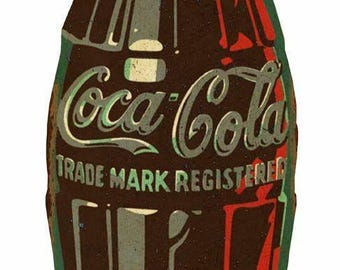 Ice Cold Coca Cola Sold Here 1989 Tin Sign, 17 X 12, Retro Coke