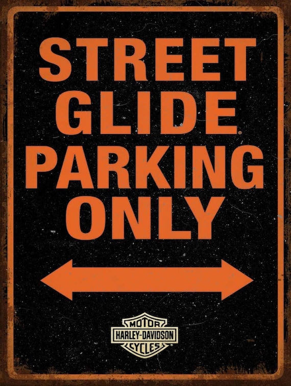 Harley Davidson Motorcycles Street Glide Parking Only 16