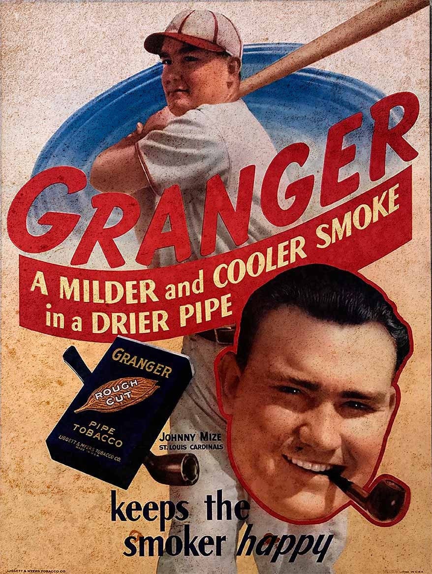 Granger Pipe Tobacco Johnny Mize MLB Baseball 16