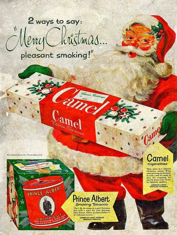 Santa Camel Cigarettes Prince Albert 16