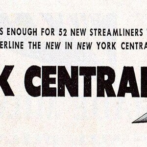 New York Central System Railroad 20&quot; Heavy Duty USA Made Metal Advertising Sign