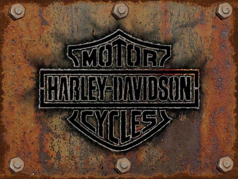 Harley Davidson Rust With Bolts 16