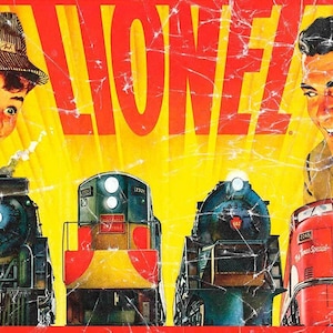 Lionel Toy Model Trains Father & Son 16&quot; Heavy Duty USA Metal Advertising Sign