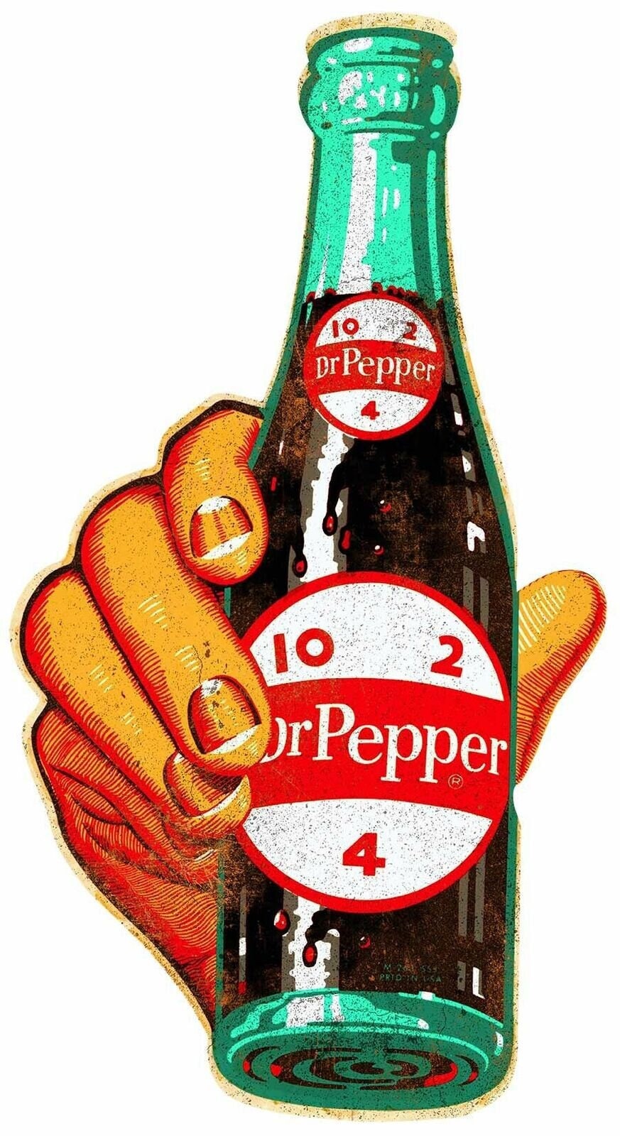 hand-holds-10-2-4-dr-pepper-bottle-22-heavy-duty-usa-made-metal-soda