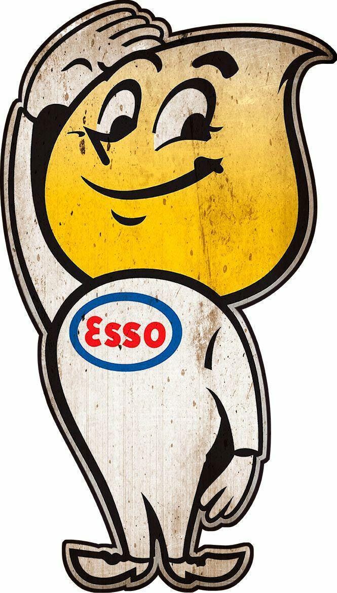 Esso Boy Teardrop Shaped Head 16