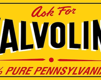 Valvoline Motor Oil – Petroliana Vintage Reproduction Gas Station