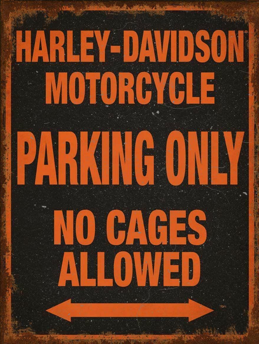 Harley Davidson Parking Only No Cages 16