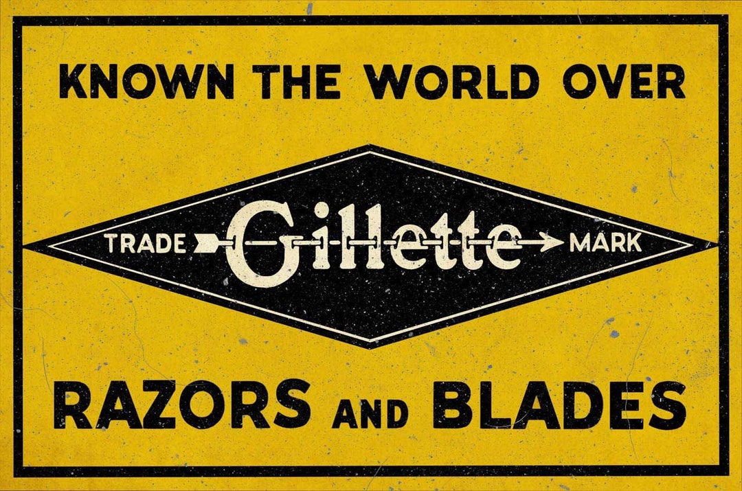 Gillette Razors Blades Known the World Over 18 Heavy Duty USA Made