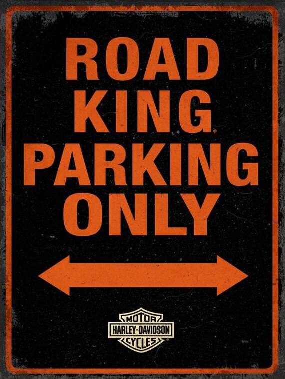 Harley Davidson Motorcycles Road King Parking Only 16