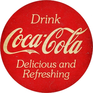 Drink Coca Cola Delicious Refreshing 14&quot; Round Heavy Duty USA Made Metal Coke Advertising Sign