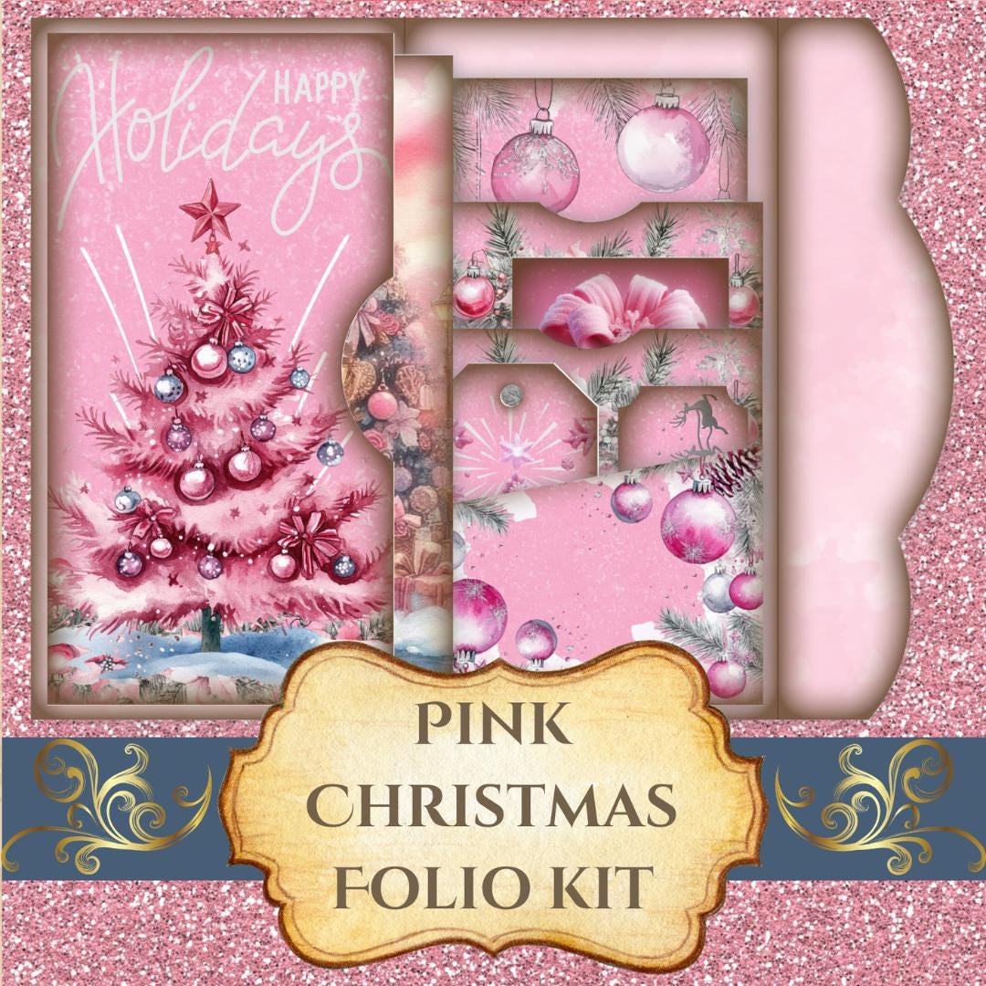 Folio Kit Bundle | Junk Journal Folio Kits | Christmas | Coffee Girl ...