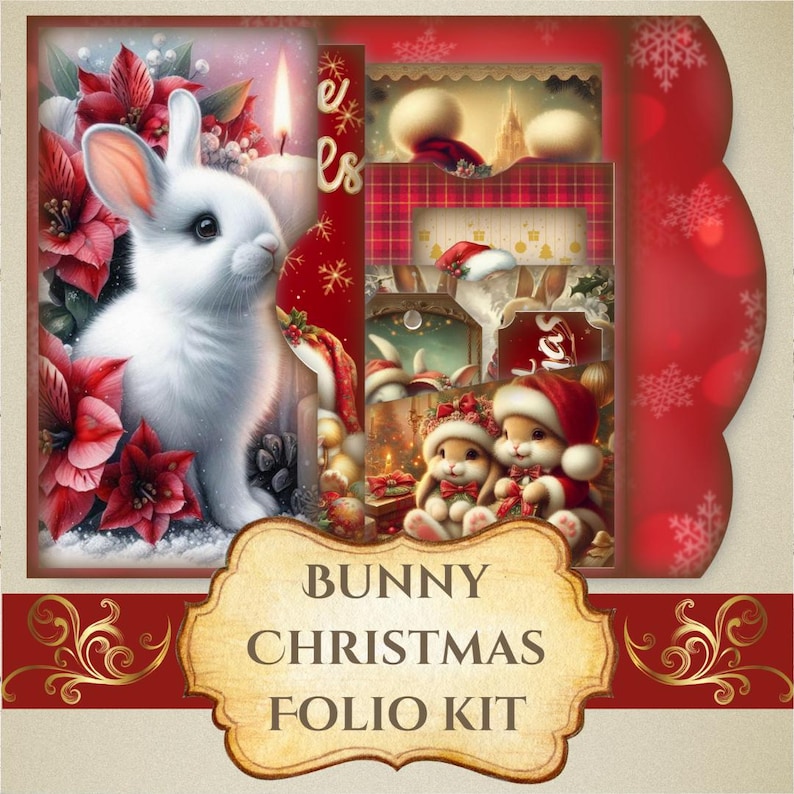 Folio Kit Bundle | Junk Journal Folio Kits | Christmas | Coffee Girl ...