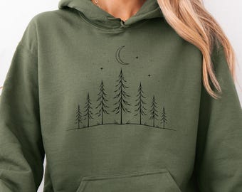 Nature Witch Hoodie Nature Lover Gift Granola Girl Clothes Camping Sweatshirt Outdoorsy Shirts Mountain Girl Sweater Gifts for Nature Lover
