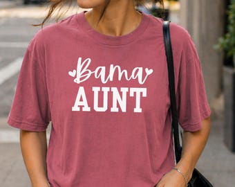 Alabama Mom Shirt Alabama University Comfort Colors Tshirt Bama Mama Gift Alamaba Shirt Bama Mom Shirt University Apparel Alabama Gifts