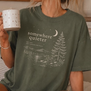 Comfort Colors® Granola Girl Shirt Outdoorsy Shirt Mountain Shirt Naturecore Shirt Camping Shirt Forest Shirt Womens Nature Tshirt Hiking