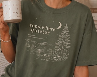 Comfort Colors® Granola Girl Shirt Outdoorsy Shirt Mountain Shirt Naturecore Shirt Camping Shirt Forest Shirt Womens Nature Tshirt Hiking