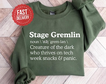 Theatre Nerd Shirt Tech Week Gift Theatre Club Sweatshirt Theatre Shirt Drama Shirt Theater Kid Shirt Broadway Lover Gifts Theatre Teacher