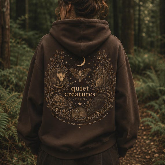 Witchy Hoodie Whimsigoth Clothing Cottage Core Clothes Fairy Grunge Moth Shirt Nature Witch Gifts Goth Hoodie Witchy Stuff Luna Moth Shirts