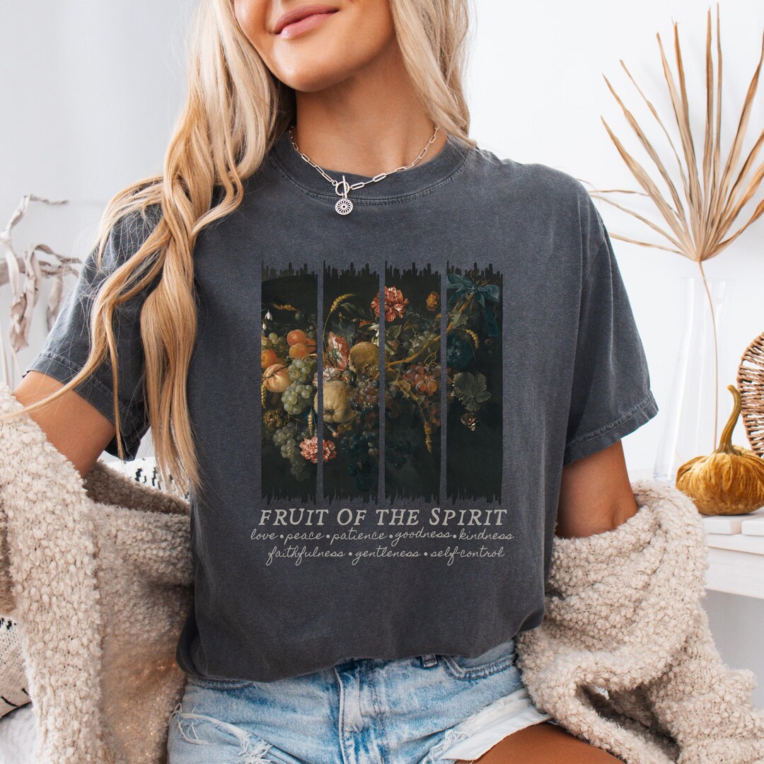 Fruit of the Spirit Christian Clothes Bible Verse T-shirt Fruits of the ...