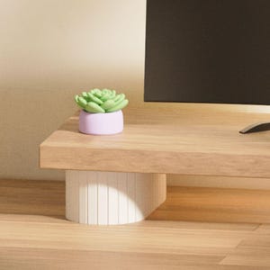 3D Printed Monitor Stand Legs: Ergonomic Desk Organizer, Space-Saving Riser