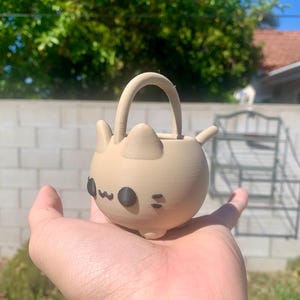 Mini Cat Watering Can | 3D Printed PLA+ Plant Tool Coffee Cat