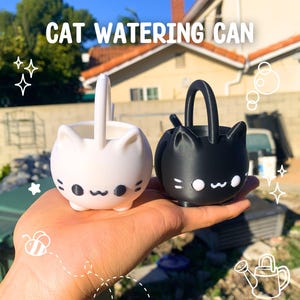 Mini Cat Watering Can: 3D Printed Indoor Plant Tool