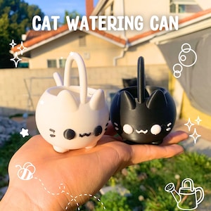 Mini Cat Watering Can | 3D Printed PLA+ Plant Tool