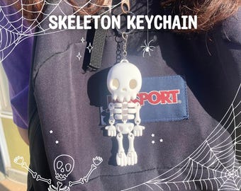 Skeleton Articulated Flexi Keychain