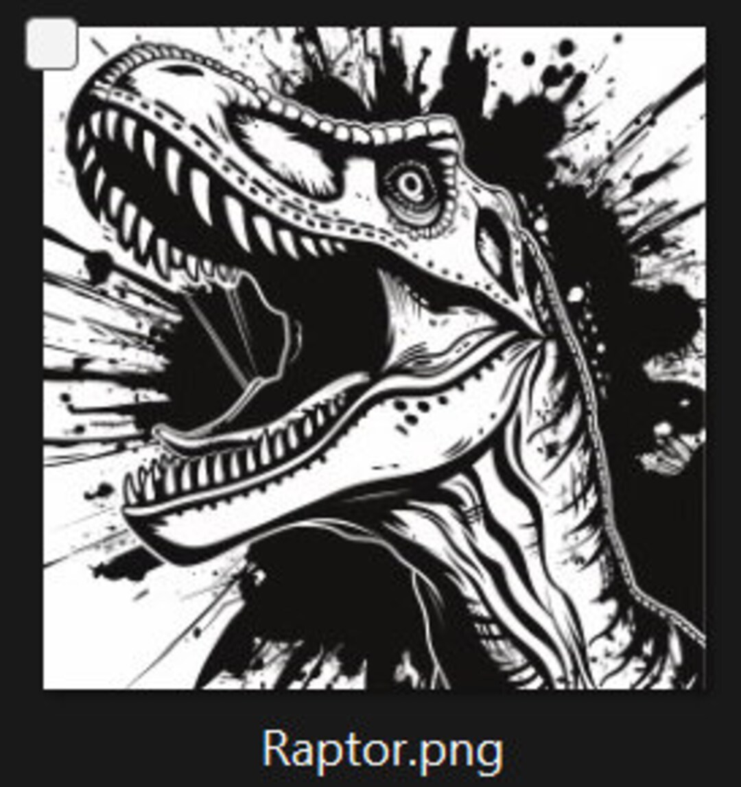 Vector Raptor Splatter Raptor Splatter Art Dinosaur - Instant Digital Download - Etsy