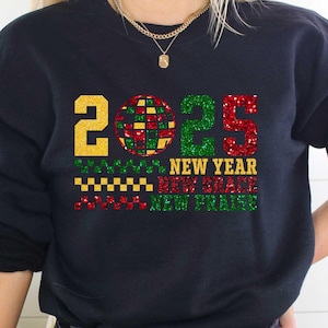 Chemise Nouvel An 2025, t-shirt fête de bonne année, chemise de Saint-Sylvestre, chemise nouvel an 2025, chemise joyeux Noël