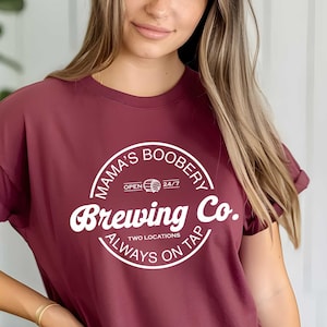 Brewing Co Shirt, Mamas Boobery T-Shirt, Breastfeeding Brewery Tee, Funny Breastfeeding T-Shirt, New Mom Gift, Baby Shower Gift